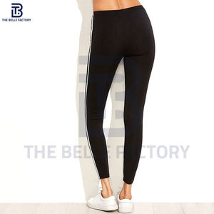 2025 Leggings pour femmes sur mesure pleine longueur haute qualité coton/fibre de bambou taille moyenne Style Vintage sublimé imprimé - Product Image 4