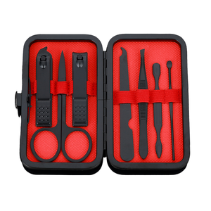 ชุดทำเล็บมือและเล็บเท้าสแตนเลส 7 ชิ้น พร้อมที่ตัดเล็บสีดำ ลดราคาพิเศษ - Product Image 1