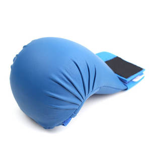 Venta al por mayor artes marciales usan guantes de Karate azules de alta calidad para combate y entrenamiento guantes duraderos de taekwondo y boxeo - Product Image 3