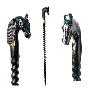 ไม้วอลคิเนห์ไม้เต็มรูปแบบพรีเมี่ยมสีดำไม้เท้าสำหรับเดินสำหรับเดินทาง - Product Image 1