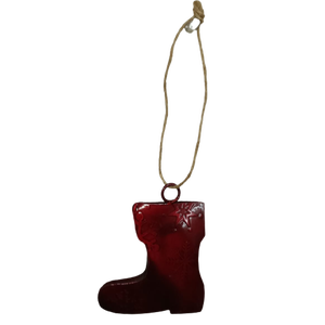Home Metal Decor Santa Cluase <b>Shoes</b> Sublimation Christmas Modern Hanging <b>Tree</b> Decoration Ornaments - Product Image 1