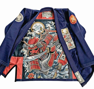 BJJ GI gitsu Jiu Jitsu แบบชาวบราซิลชุดกิโมโนออกแบบได้ตามต้องการชุดศิลปะการต่อสู้แบบพรีเมียม Jiu Jitsu GIS ระบายอากาศได้ดีแห้งเร็ว - Product Image 3