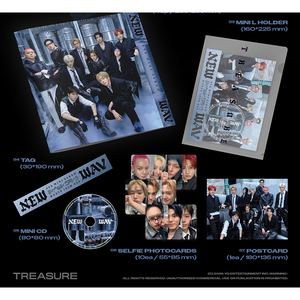[OFERTA] TREASURE - NEW WAV 4th Mini Album Photobook Ver (Versión ROJA / Versión ICE) - Product Image 3