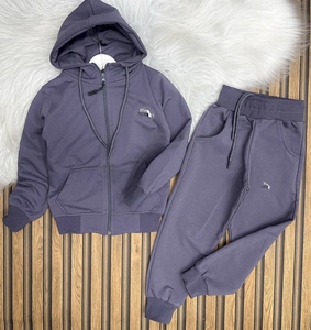 Ensemble de vêtements décontractés 2 pièces pour enfants, t-shirt et pantalon, style vintage délavé, col rond, mélange de coton, pour garçons et filles de 2 à 13 ans - Product Image 5