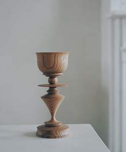 Accueil Hôtel et salon Table basse Bougeoir en bois Design accrocheur Décor de table Bougeoir en bois - Product Image 4