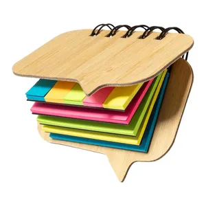 Maeng Bamboo Eco-Friendly Adhesive <b>Memo</b> <b>Pads</b> Eco-Sustainable and Green Household Gadget - Product Image 1