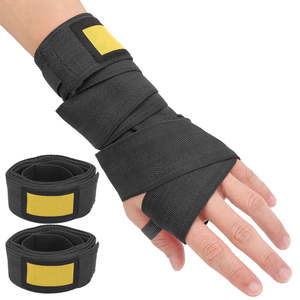 Hot Sale Custom Logo Comfortable Wear Resistant Breathable Semi <b>Elastic</b> Boxing <b>Bandage</b> Hand Wraps - Product Image 5
