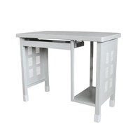 Tiroirs de bureau d'ordinateur en métal au design moderne Assemblage facile Table de bureau à domicile pour l'étude Bureau Gym Bureau