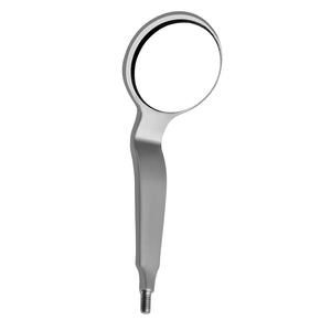 Miroir buccal dentaire manuel double face en acier inoxydable, outil d'examen oral à double réflexion, anti-buée, réutilisable, autoclavable - Product Image 3