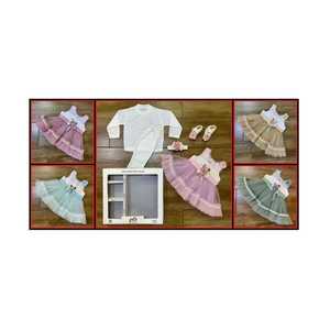 Conjunto de ropa de fiesta para niña recién nacida con estampado Floral increíble para la temporada de primavera, grupo de edad para niños/recién nacidos - Product Image 6