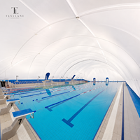 Dôme sportif intelligent pour environnement contrôlé, système de climatisation HVAC prêt à l'emploi toute l'année pour les clubs sportifs commerciaux