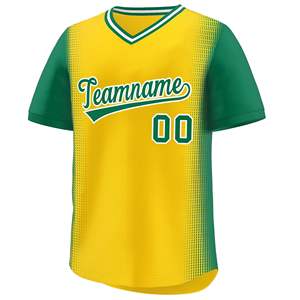 Low Moq Custom Logo Designs Cómodo Quick Dry Youth Unisex Baseball Jersey - Product Image 3