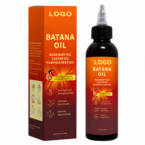 Aceite de Batana Hondureño Puro Sin Refinar al por Mayor para el Crecimiento del Cabello 4 en 1 con Romero, Aceite de Ricino y Aceite de Semilla de Calabaza Orgánico para el Cuidado del Cuero Cabelludo - Product Image 1
