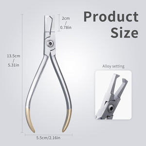 Alicates para Remover Brackets Dentales de Ortodoncia, Acero Inoxidable de Grado Médico, Manual, Reutilizable, Kit de Herramientas para Remover Brackets de Dientes Anteriores - Product Image 4