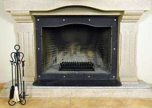 <span class=keywords><strong>Grille</strong></span> de foyer moderne en <span class=keywords><strong>fonte</strong></span> robuste, thermolaquée haute température, <span class=keywords><strong>pour</strong></span> brasero et foyer à bois, avec tiroir - Product Image 3