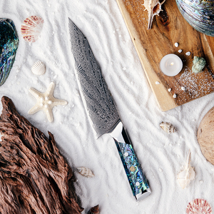 Couteau de chef Damas japonais de haute qualité personnalisé en gros Service OEM ODM nouveau manche trancheuse à viande Cutter - Product Image 5