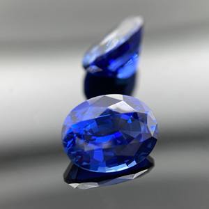 ราคาอัญมณีร้านค้าขายส่งออนไลน์สินค้าที่ไม่ซ้ำกันต่ำ Moq การปรับแต่ง Lab-ปลูกไพลินสีฟ้า - Product Image 5