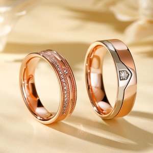 แหวนคู่แต่งงานทรงกลมเงินสเตอร์ลิงประดับเพชรซิร์คอนจาก Jeulia Timelessness - Product Image 6