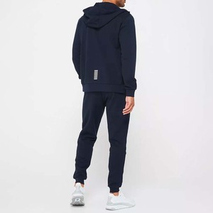 Nouveauté : Ensemble de survêtement deux pièces pour homme, idéal pour l'entraînement hivernal et le jogging, avec cordon de serrage, qualité supérieure, 100 % coton épais et écologique - Product Image 2