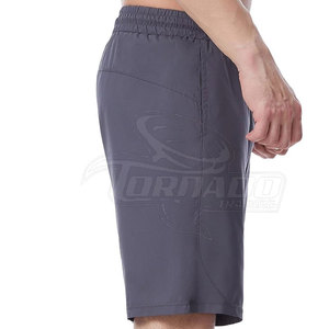 Short coupe-vent pour hommes avec logo personnalisé pour l'été Short décontracté à taille élastique Short en coton et polyester - Product Image 5
