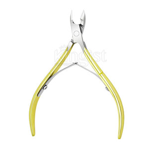 Pince à cuticules en acier allemand de qualité supérieure, pince à cuticules pour les ongles des pieds, pince à cuticules avec poignée russe - Product Image 1