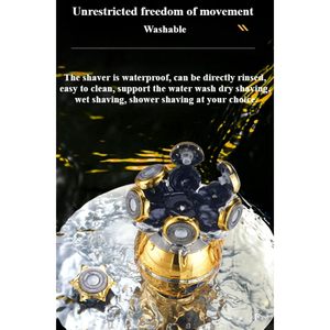 Rasoir Électrique Sans Fil pour Hommes, Étanche, pour un Rasage Lisse, en Argent, Tondeuse Corporelle - Product Image 4