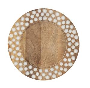 Plaque de chargeur en bois et bambou plaque de chargeur moderne et de luxe pour la maison hôtel restaurant fêtes de mariage quantité en vrac en gros - Product Image 1
