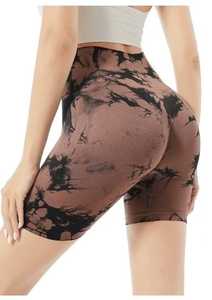 Nouveautés Short de gym pour femme sans coutures Logo personnalisé Shorts de yoga et de fitness pour femme avec scrunch sur les fesses - Product Image 4