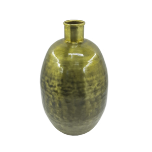 Vase à fleurs en métal Design fantaisie or fini pour la décoration de table de salon à la maison Vase en métal fait main personnalisé - Product Image 1