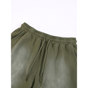 Pantalones Cortos Deportivos de Algodón con Estampado 3D en Relieve, Parche de Mono, Cintura Elástica y Cierre de Cremallera - Product Image 3
