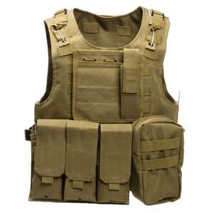 Chaleco táctico personalizado para hombre al por mayor, transpirable, protector para caza al aire libre, impermeable, material superventas - Product Image 6