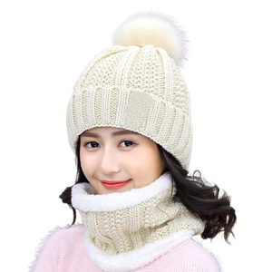 Bonnet d'hiver en laine 100% unisexe de haute qualité, imperméable, style tendance, conçu pour l'extérieur, épais, tricoté avec bord - Product Image 1