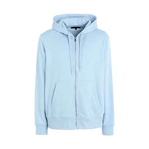 Sudadera con Capucha de Algodón para Hombre de Alta Calidad, Sudadera Informal con Cremallera, Logotipo Personalizado, Fabricante OEM ODM, Venta al por Mayor de Ropa Deportiva de Moda, Sudadera Cálida - Product Image 1