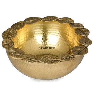 Bol à fruits secs en métal brillant de qualité supérieure avec une forme classique, facile à nettoyer, idéal pour les noix, les collations et les fruits secs pour la vente à l'exportation - Product Image 3