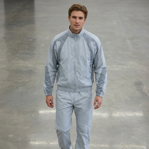 2026 New Fashion Hooded <b>Track</b> Suit Two Piece Sets Windbreaker Jacket <b>Nylon</b>/Polyester Unisex Custom Sweatsuits Wholesale Sets - Product Image 3