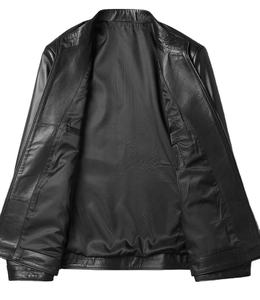 2026 New Design Winter Women's Windbreaker <b>Real</b> <b>Leather</b> Knitted <b>Jacket</b> with Zipper Breathable Fabric Pockets OEM Wholesale - Product Image 2