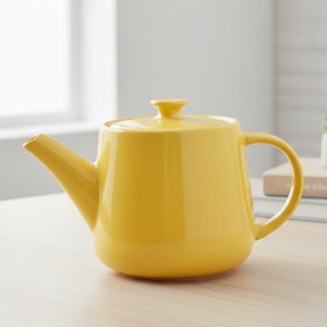 Théière en porcelaine durable de qualité supérieure 3460785-0.85, design nordique, 600 ml, compacte pour un usage quotidien - Product Image 4