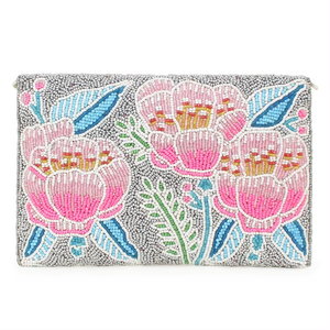 New Arrival Designer Handmade Luxury Trendy Beaded Wedding Party <b>Clutch</b> <b>Bag</b> Glamor <b>Embroidered</b> Mini Handbag for Women-Wholesale - Product Image 1