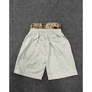 Pantalones cortos ajustables de doble cintura para hombre, cintura elástica para entrenamiento en casa, yoga, pantalones cortos de doble cintura para hombre - Product Image 6