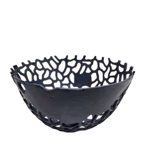Premium Quality Metal Luxury Designer Bowls Nickel Plated Decorative Serving Tableware Metal Bowls Handmade In Wholesale Bulk - Product Image 5