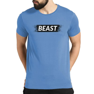 OEM T-Shirt Homme Décontracté Coupe Slim 100% Polyester/Coton 230GSM Léger Belle Lettre Motif Sérigraphie Taille Adulte Lâche - Product Image 4