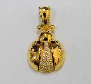 สร้อยคอรูปเต่าทองเรียบหรู ชุบทอง 14K เงินแท้ S925 ประดับเพชรคิวบิกเซอร์โคเนีย ปรับแต่งได้สำหรับขายปลีก OEM ODM - Product Image 1