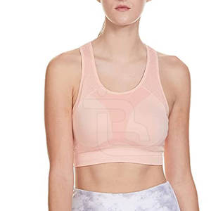 Sujetador deportivo para mujer superventas, nuevo diseño, venta al por mayor, sin costuras, antiolor, transpirable, protección UV, sujetador de talla grande para correr y Fitness - Product Image 4