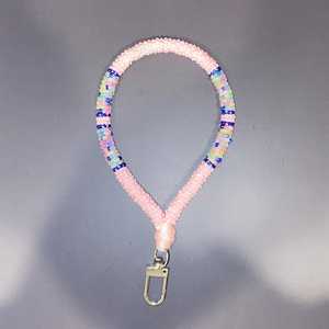 Llavero de piedra cónica, llavero de cuentas de piedras preciosas de cristal curativo, llavero de cristal, accesorio de bolsa, regalo para mamá/amigo-YF2212 - Product Image 1