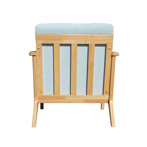 Luxury <b>Upholstered</b> Indoor Teak Wood Frame Arm <b>Chair</b> for Hotel Suite Living Room Furniture Wholesale Manufacturer - Product Image 6