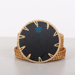 Article ultime Sous-verres décoratifs de qualité supérieure faits à la main en incrustation de fleurs Capiz en nacre avec boîte - Product Image 3