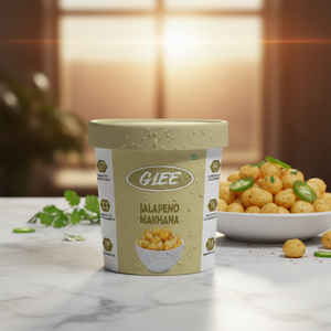 Glee Impex Spicy <b>Jalapeno</b> Makhana (Fox Nuts) 30g Gluten-Free High Protein Eco Paper Box - Product Image 4