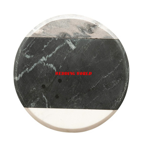Tabla de cortar de mármol Tabla de cortar de forma personalizada de doble tono Tabla de cortar al por mayor con estilo clásico - Product Image 6