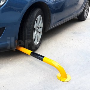 Juego de 10 Topes de Plástico Amarillo para Estacionamiento, Tipo Tubo de 200x16cm y 60mm, para Bordillos de Estacionamiento - Product Image 6