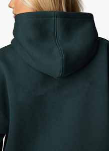 Sweat à capuche en polaire de coton et polyester imprimé sur mesure pour femmes et unisexe, coupe-vent, respirant, fabriqué au Pakistan - Product Image 3